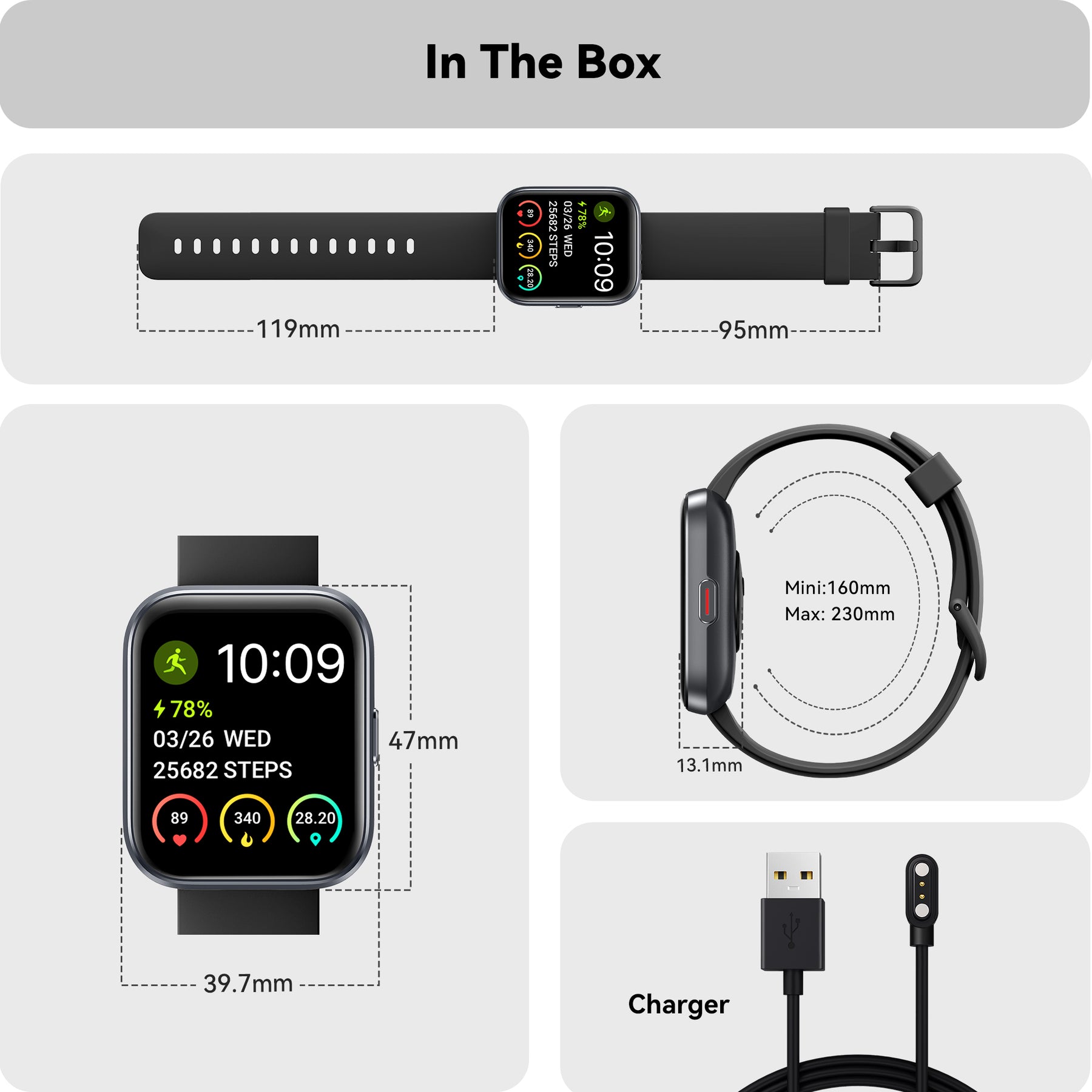 Fitpolo 208Plus Smartwatch