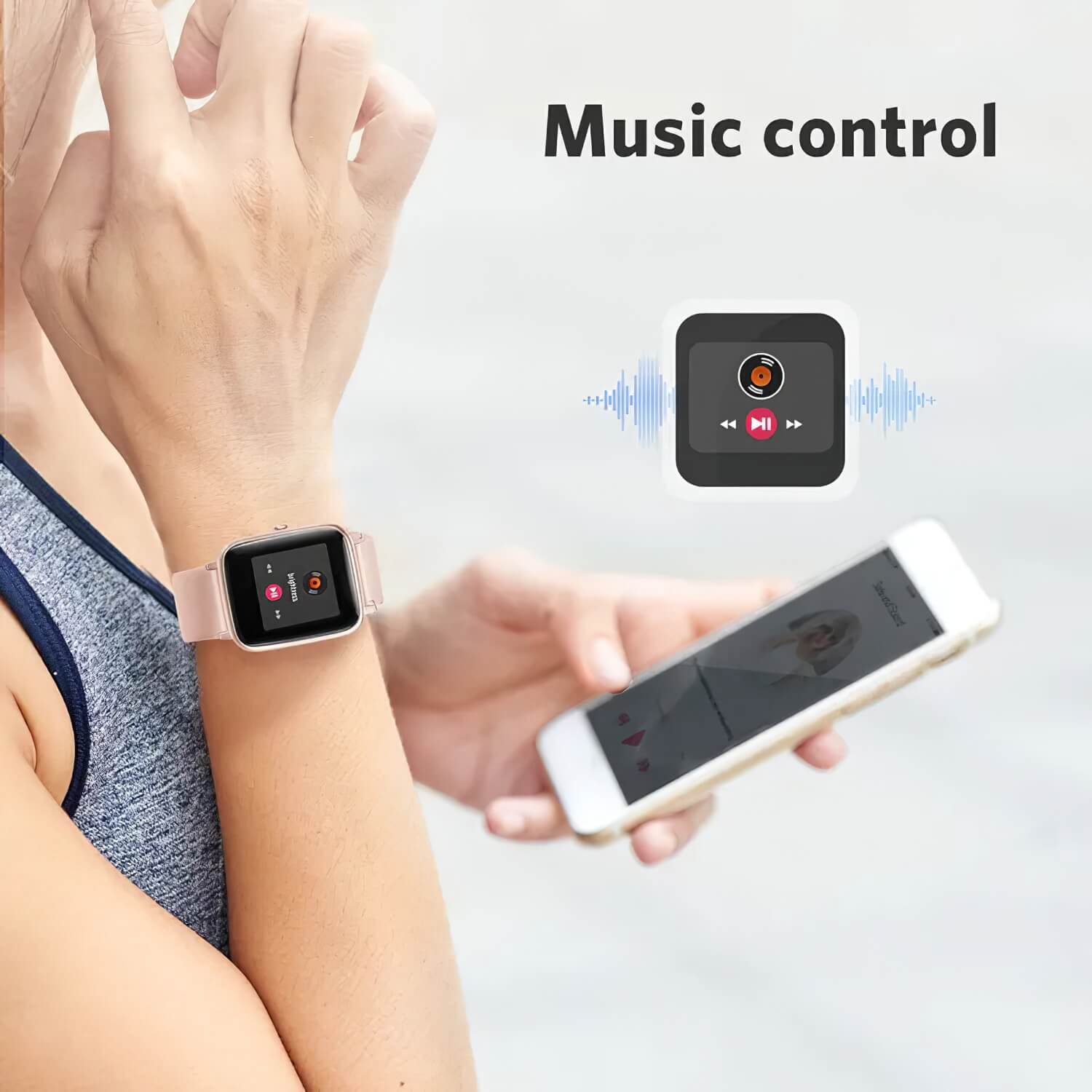 Fitpolo Smartwatch 205 Pink