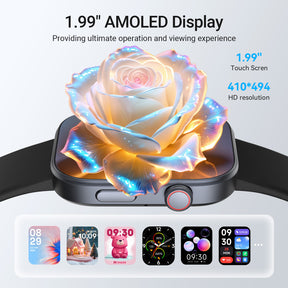 1.99” Amoled Screen Fitness Watch with Bluetooth Call