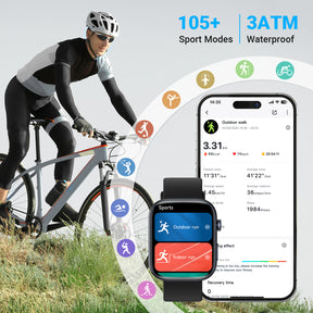 1.99” Amoled Screen Fitness Watch with Bluetooth Call