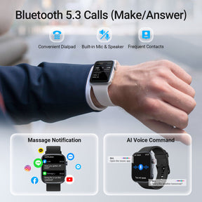 1.99” Amoled Screen Fitness Watch with Bluetooth Call