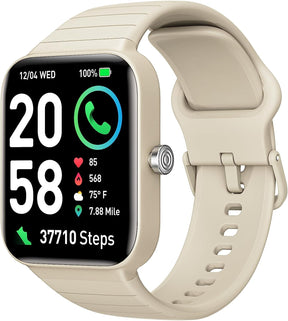 Fitpolo IDW15 Smart Watch for Women, 1.8” Touchscreen, Alexa, Fitness Tracker, Heart Rate & Sleep Monitor
