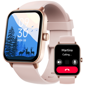 Fitpolo IDW19 Smart Watch for Men Women,1.8” Touchscreen Fitness Tracker Watch for Android iPhone