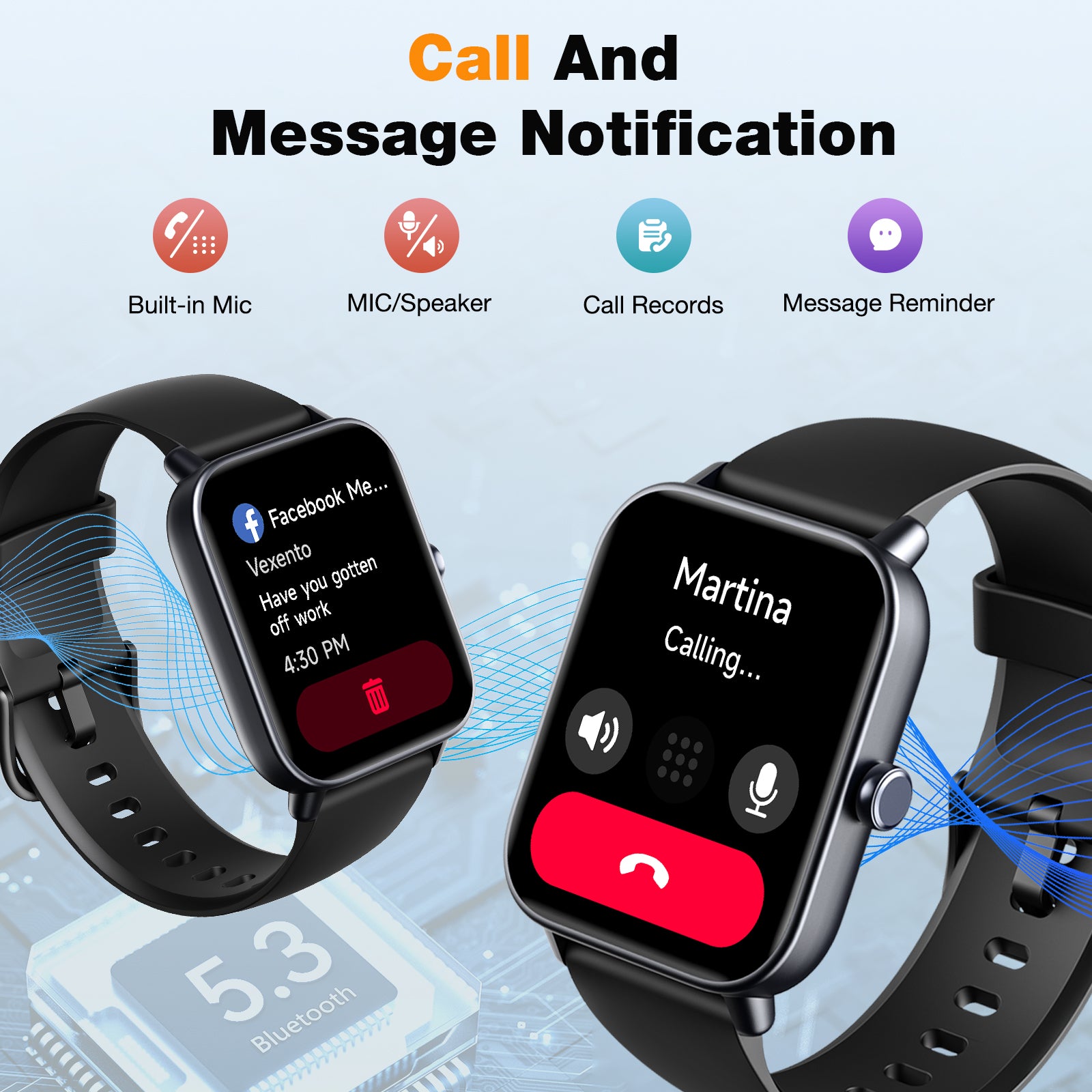 Fitness tracker with heart rate monitor