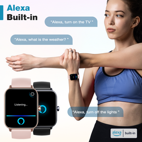 Fitpolo IDW19 Smart Watch for Men Women,1.8” Touchscreen Fitness Tracker Watch for Android iPhone
