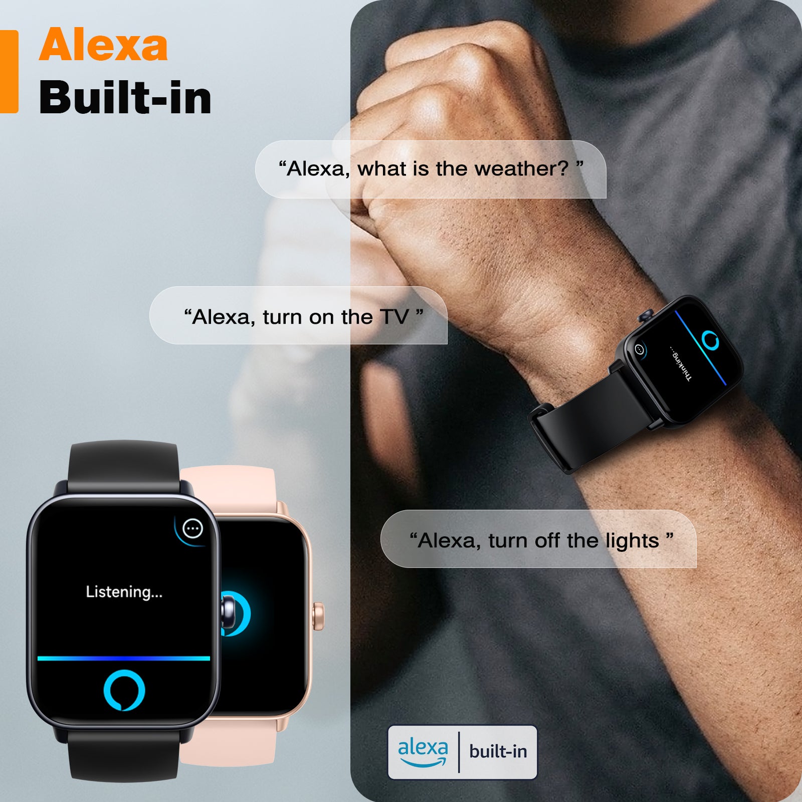 Fitness tracker with heart rate monitor