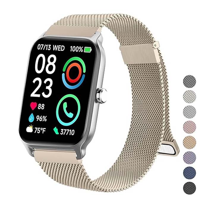 Fitpolo Metal Strap Replacement Band 22mm