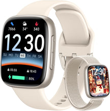 Fitpolo Smart Watch 1.85" AMOLED Fitness Tracker with Bluetooth Call