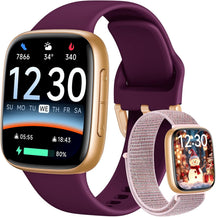 Fitpolo Smart Watch 1.85" AMOLED Fitness Tracker with Bluetooth Call