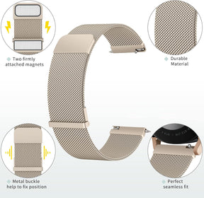 Fitpolo Metal Strap Replacement Band 22mm