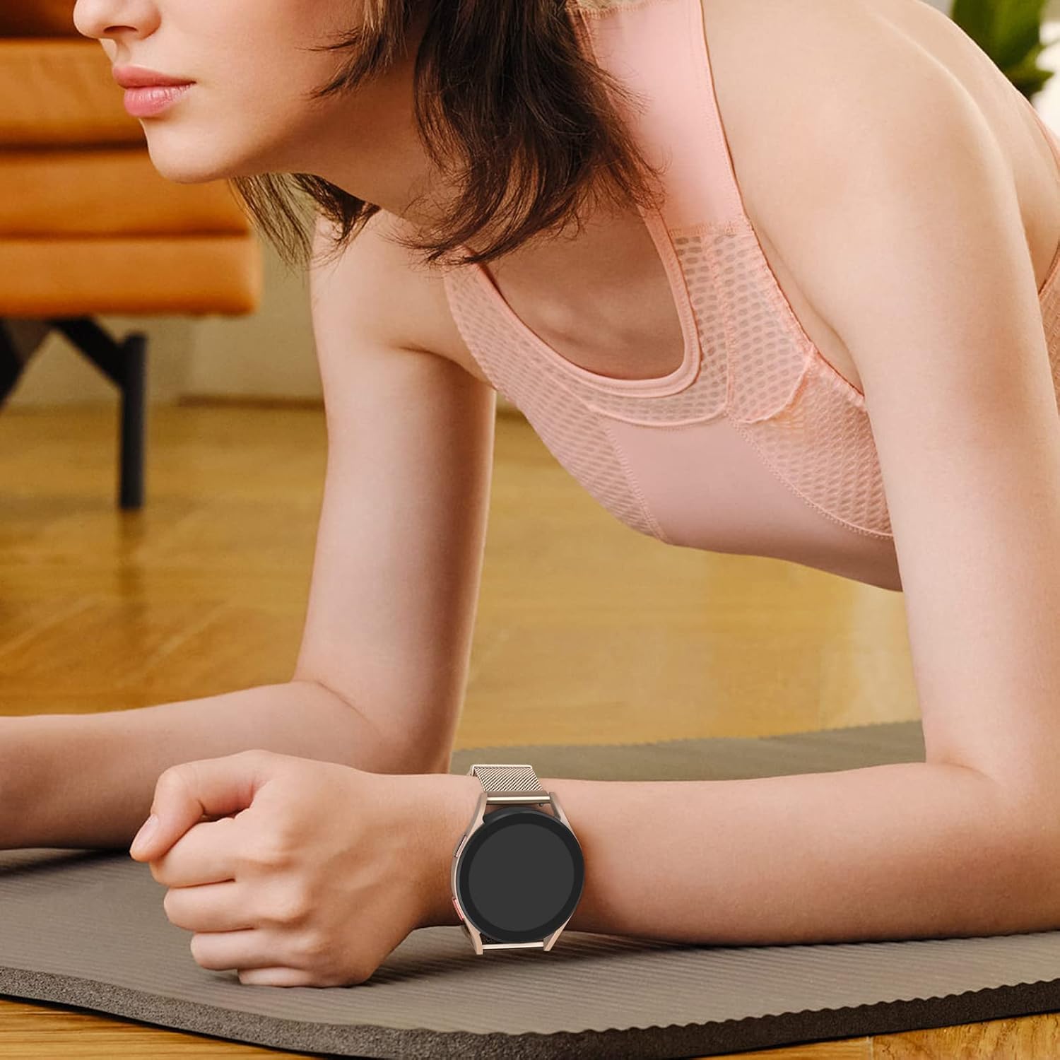 Fitpolo Metal Strap Replacement Band 22mm