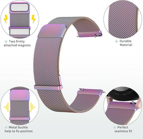 Fitpolo Metal Strap Replacement Band 22mm