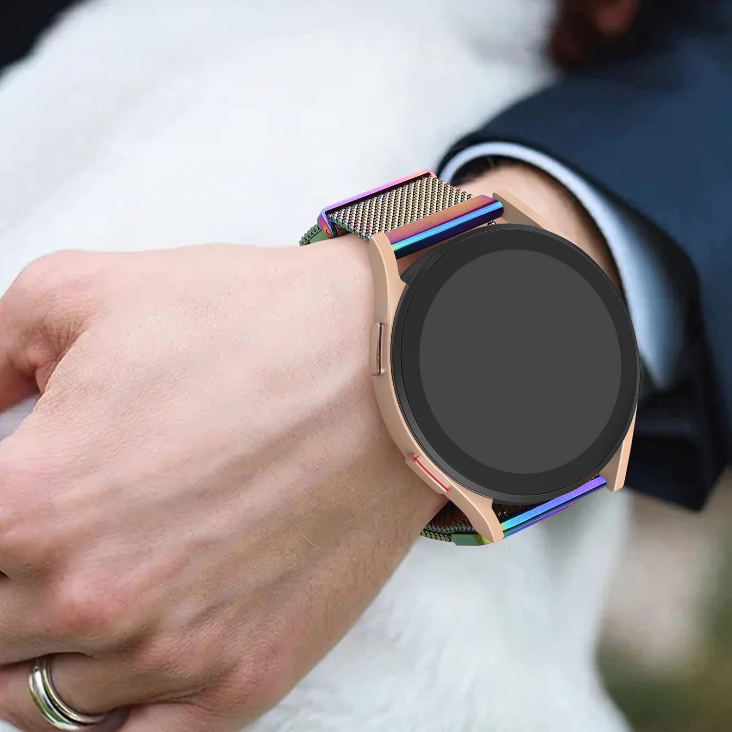 Fitpolo Metal Strap Replacement Band 22mm