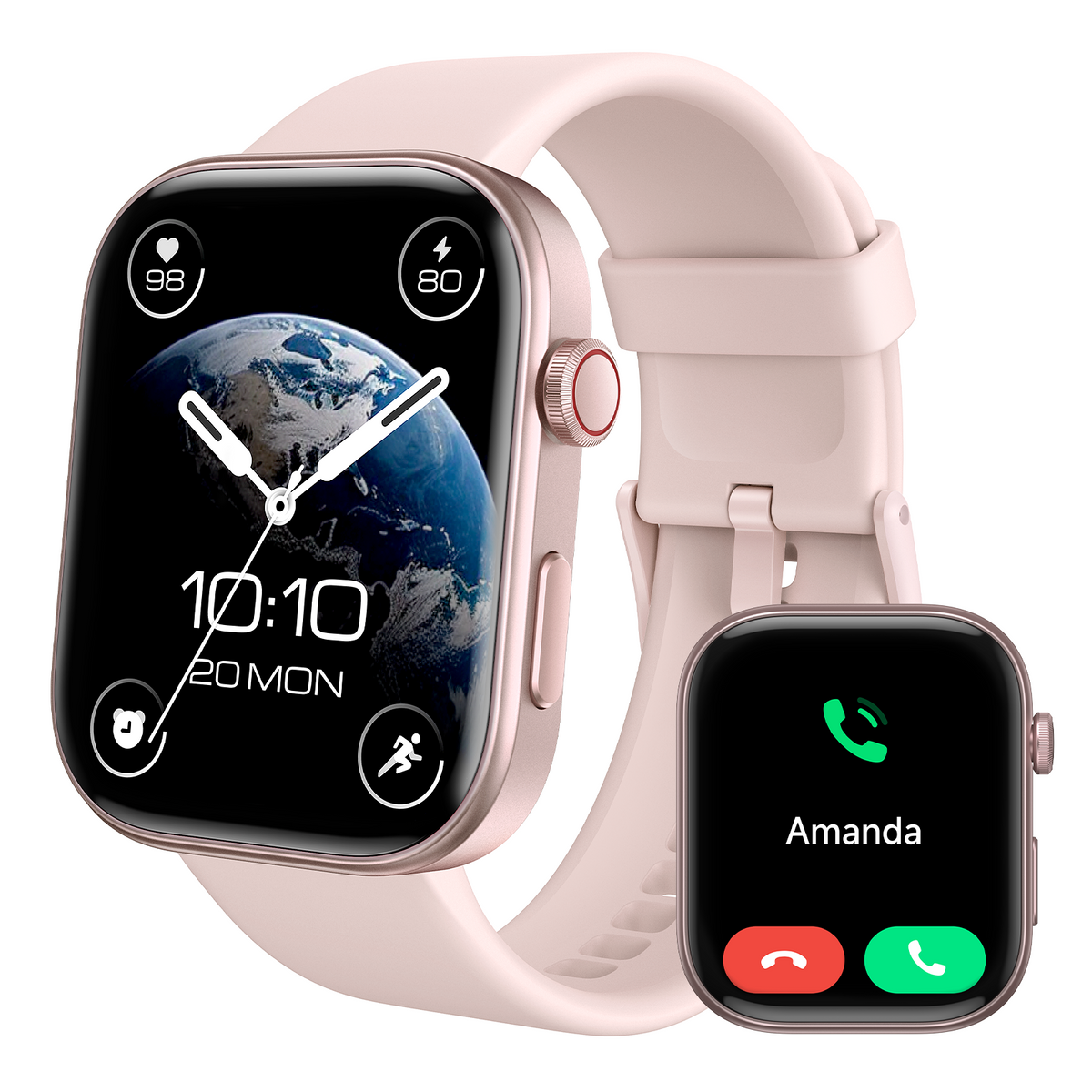 1.99” Amoled Screen Fitness Watch with Bluetooth Call