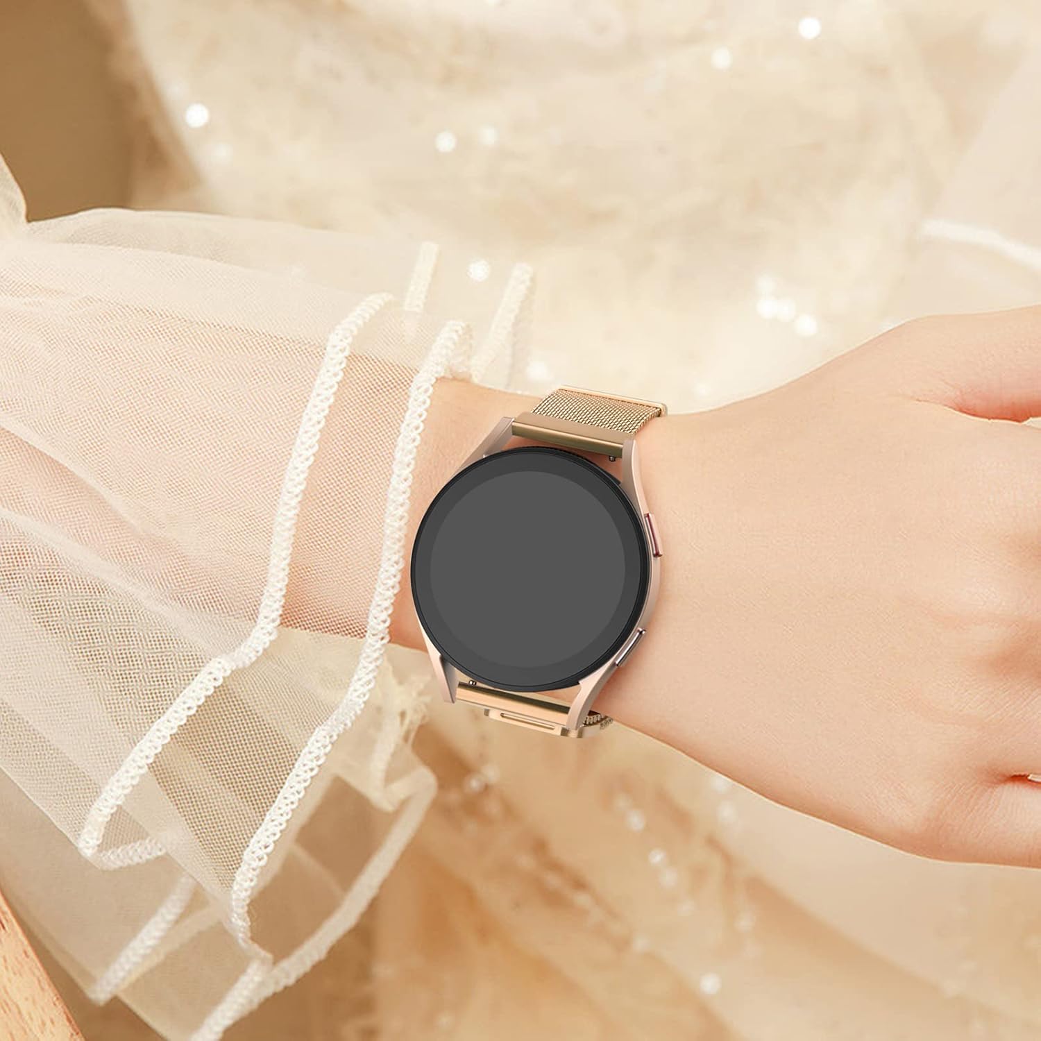 Fitpolo Metal Strap Replacement Band 22mm
