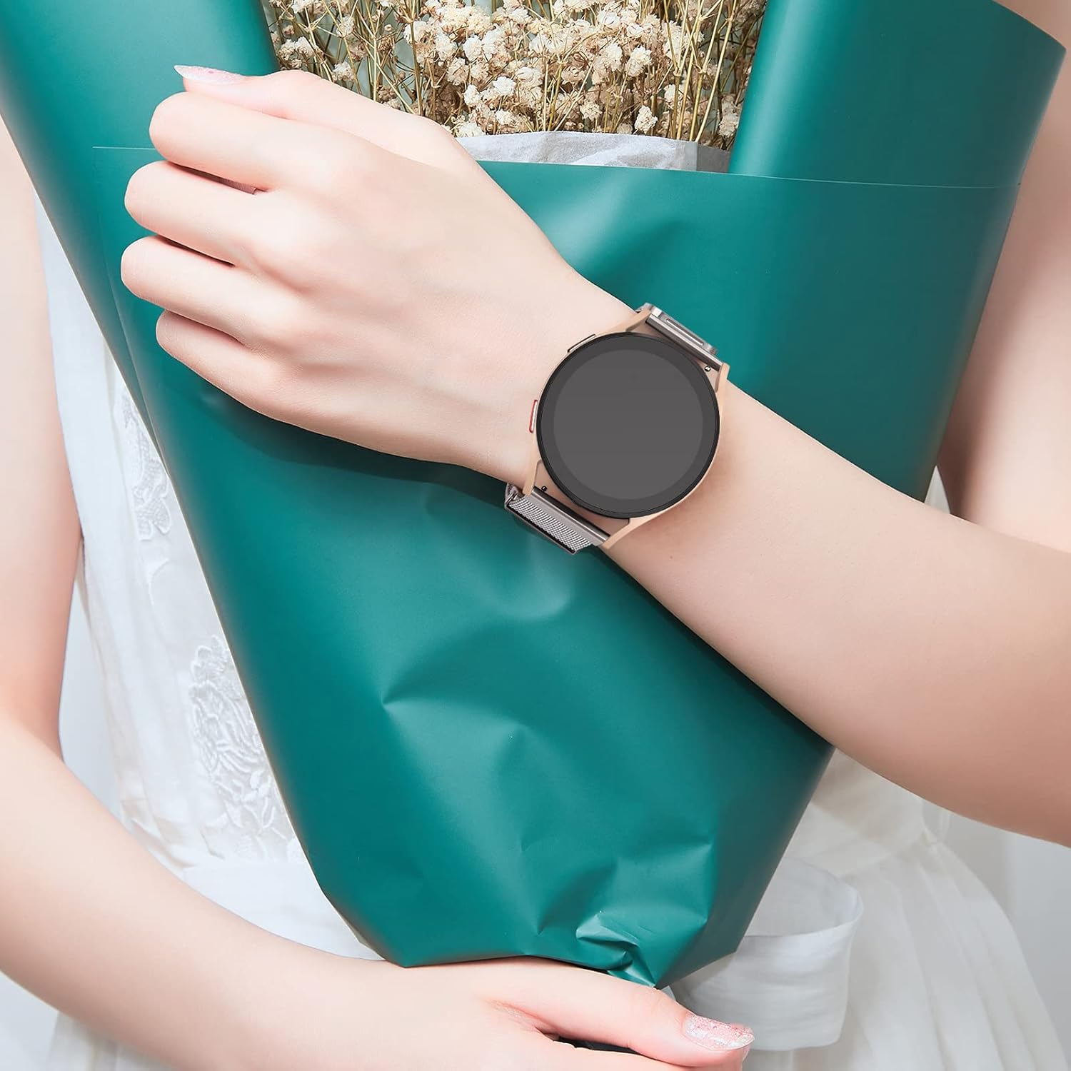 Fitpolo Metal Strap Replacement Band 22mm