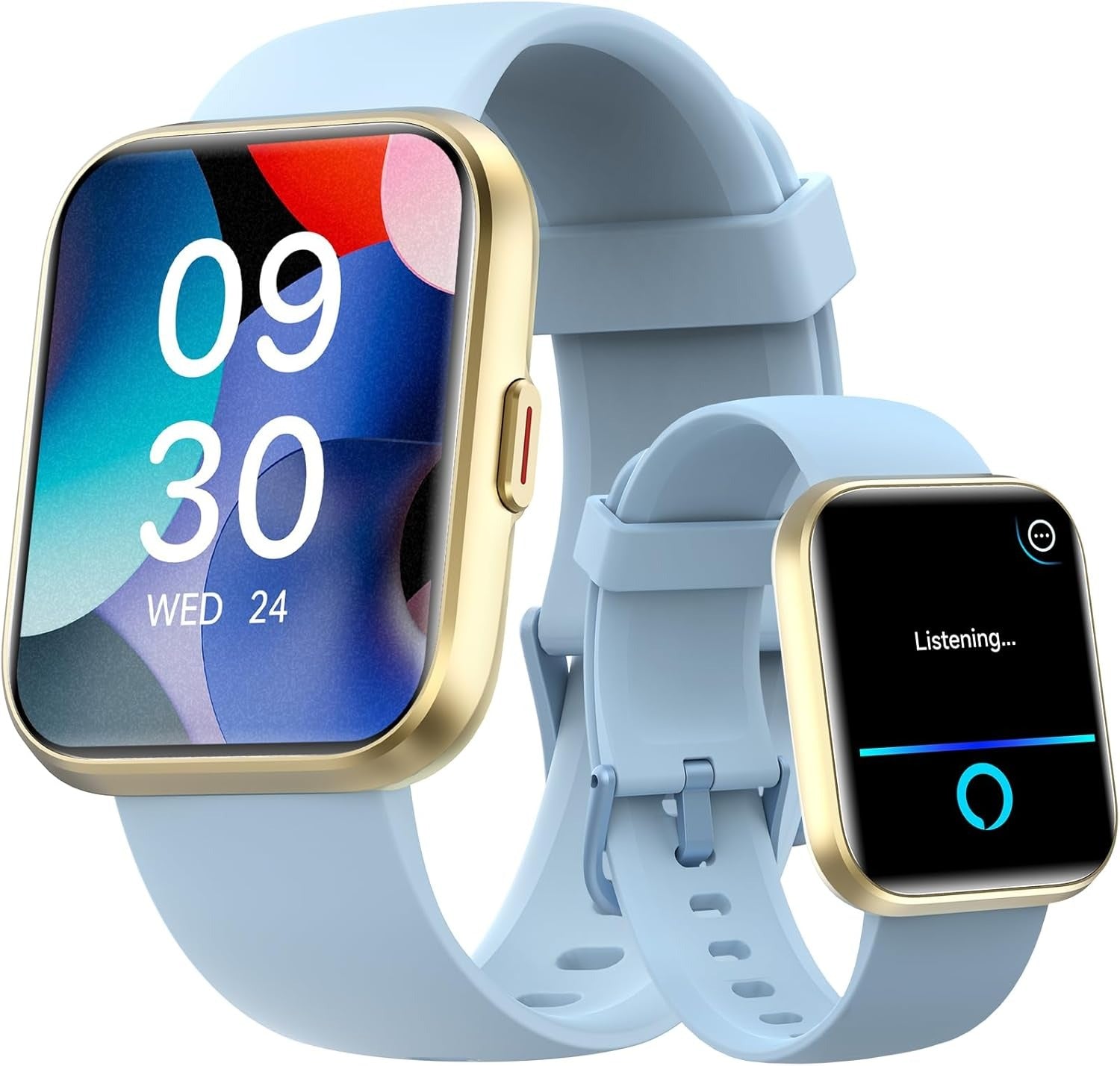 Fitpolo 208Plus Smart Watch for Women, HD, Alexa, Bluetooth Call,