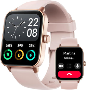 Fitpolo IDW19 Smart Watch for Men Women,1.8” Touchscreen Fitness Tracker Watch for Android iPhone